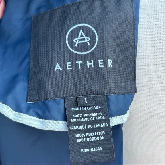 Aether Apparel | Lightweight Windbreaker | Blue | Size 1 / XS - Picture 8 of 10